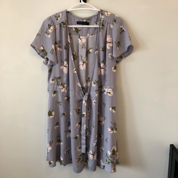 Spring Dress Mini Floral Kimono wraps type tie Sm - Picture 4 of 7